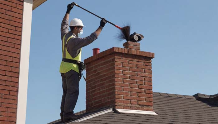 Expert chimney cleaning demonstration in pueblo county colorado