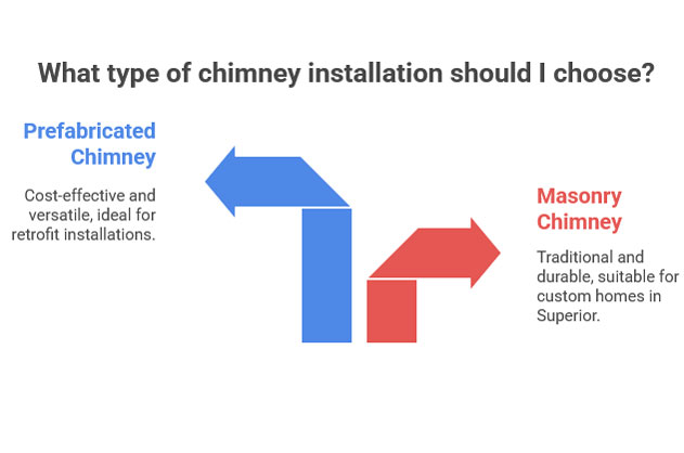 chimney installation in Superior colorado