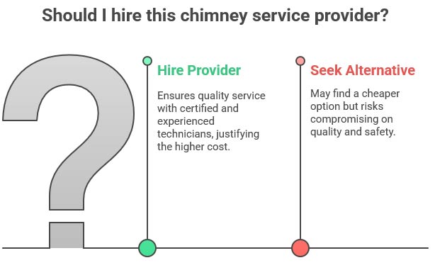 Should I hire this chimney service provider?