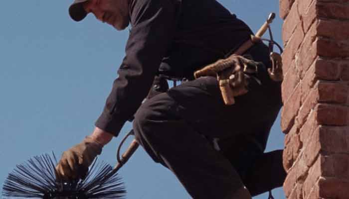 chimney sweep in action at fruita colorado