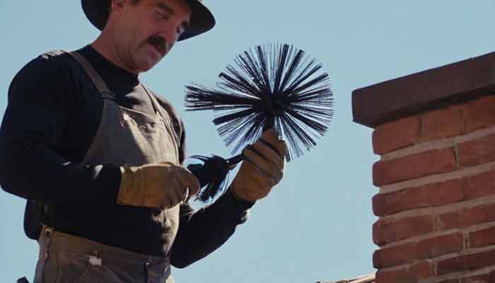 chimney sweep in frederick co rooftop