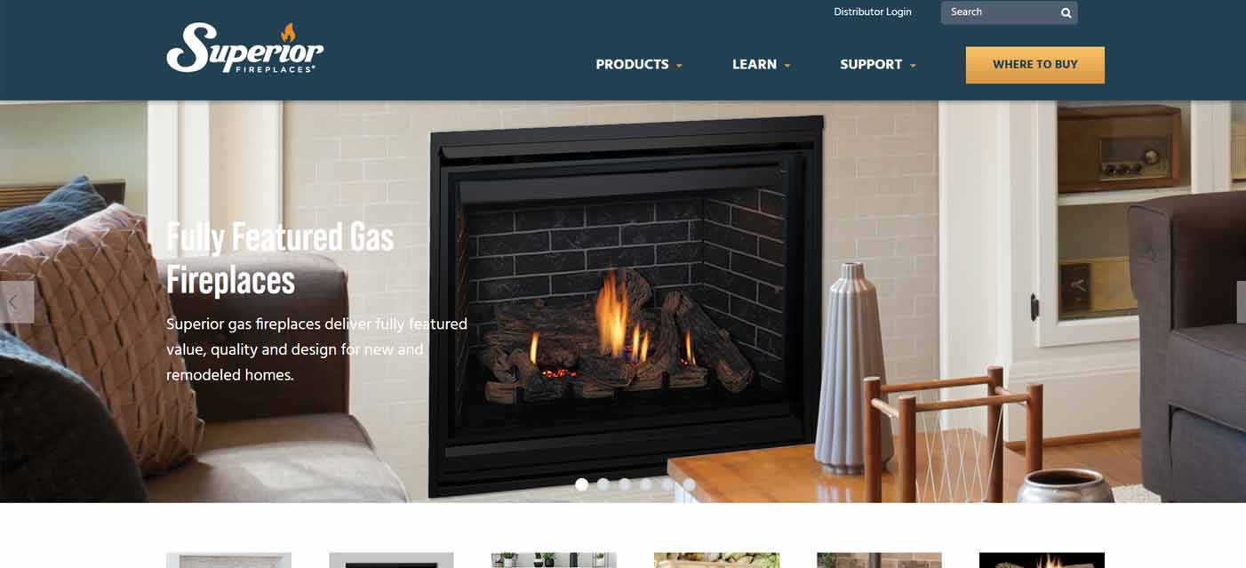 Superior gas fireplaces in Colorado