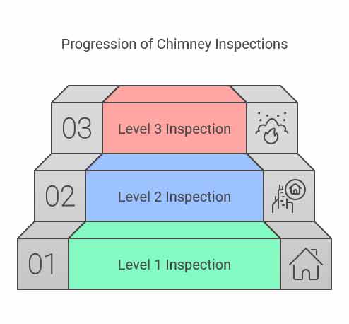 Progression of Chimney Inspections chart