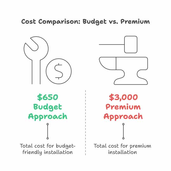 Cost: Budget vs. Premium