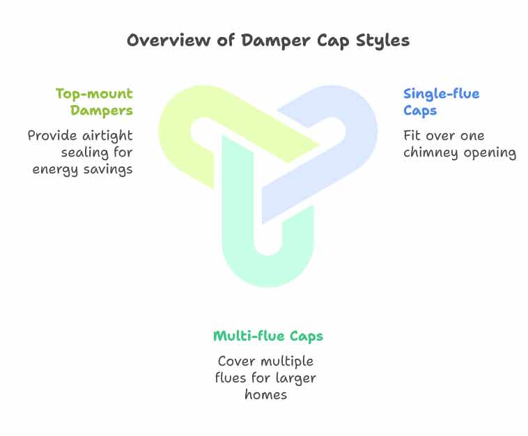 styles of damper caps colorado