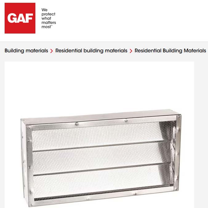Master Flow® Block Style Foundation Vents