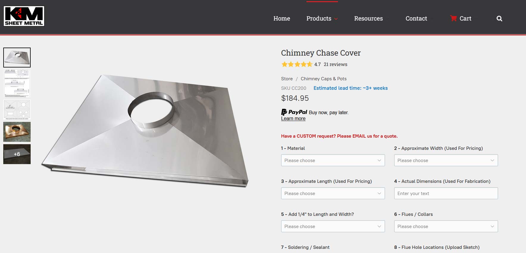 Chimney Chase Cover installation services