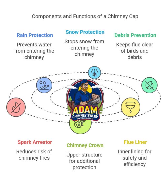 Components and Functions of a Chimney Cap
