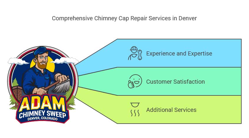 Chimney Cap Repair Services in colorado diagram