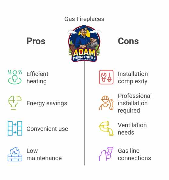 gas fireplaces diagram