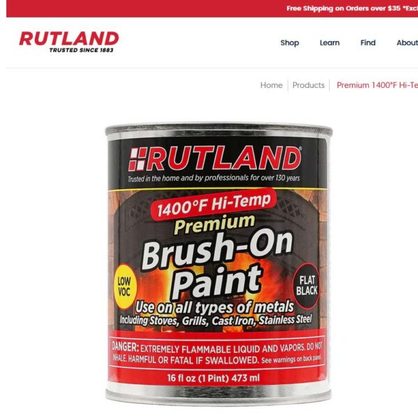 premium 1400°f hi-temp brush-on paint colorado