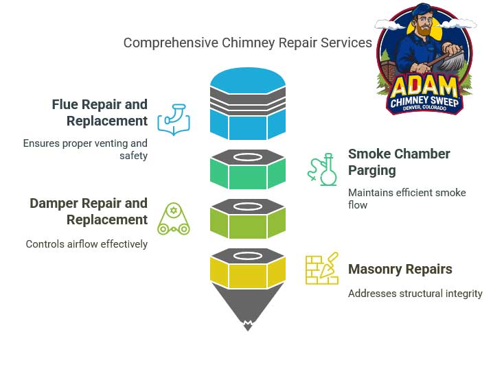 chimney repair services diagram